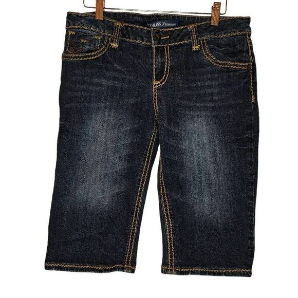 ZCO Jeans Premium Western Capri Denim Jeans Juniors - Picture 1 of 5